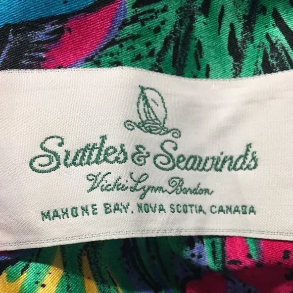 SUTTLES & SEAWINDS MULTICOLOR MIDI DRESSES SIZE M - Picture 7 of 7